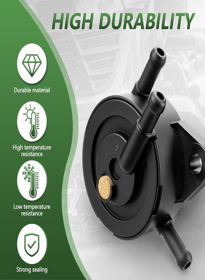 Tecreddy Fuel Pump Compatible with Kohler 17HP-25 HP Briggs and Stratton Small Engine, Vacuum Fuel Pump with Fuel Filter Compatible with John Deere Cub Cadet Lawn Mower Tractor - Image 2